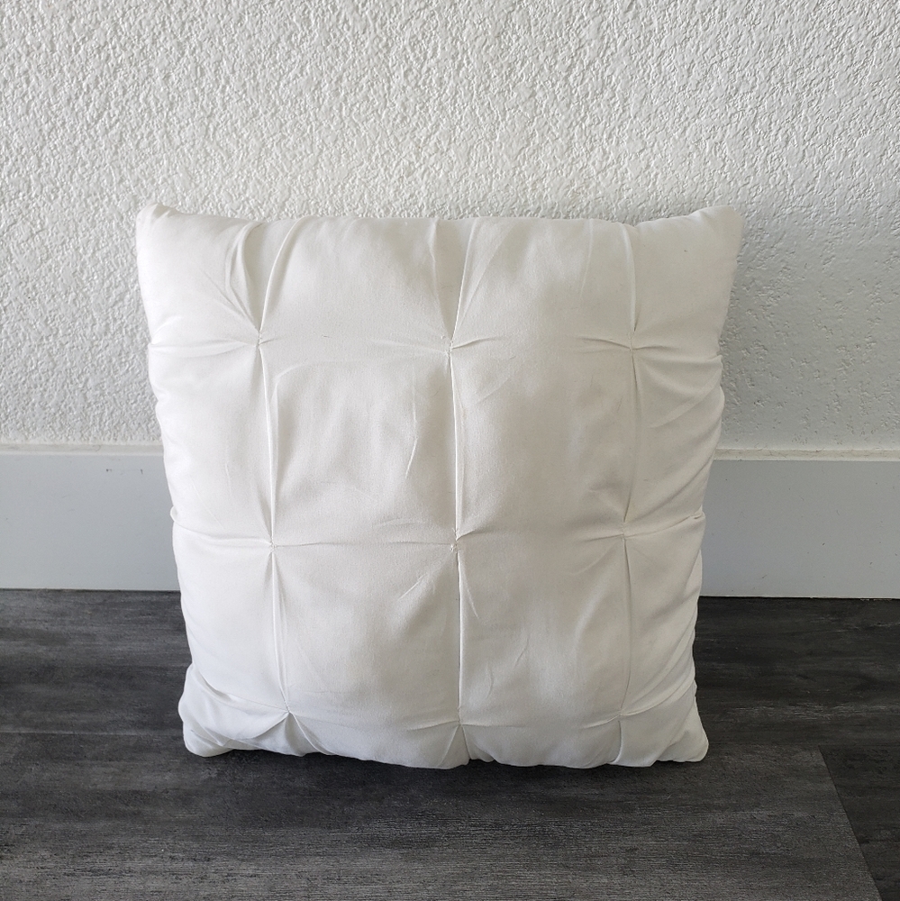 White Detailed S.L. Fashions Pillow